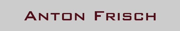 Anton Frisch - Schauspieler & Regisseur